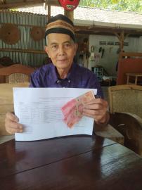 Pemerintah Kalurahan Bandung Salurkan BLT Dana Desa Bulan Juli kepada 8 KPM